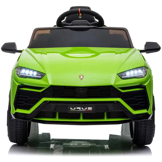 Lamborghini Urus 12V Electric Powered Ride on Car Toys for Girls Boys, White Kids Electric Vehicles Ride on Toys with Remote Control, Foot Pedal, MP3 Player and LED Headlights, CL61