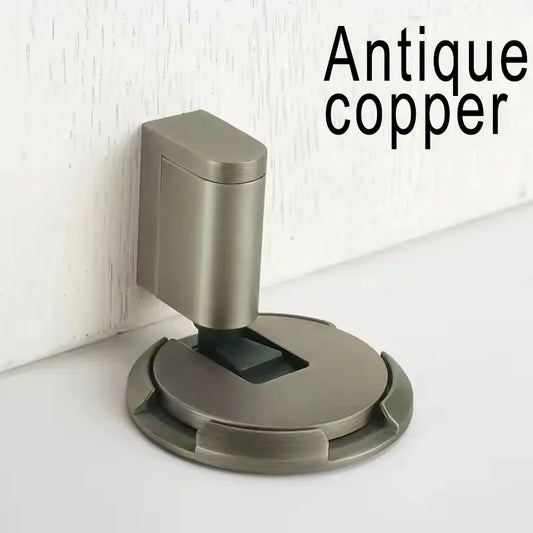 Windproof Door Stopper Indoor Heavy Duty Floor Door Stop Keep Door Open Mechanical No Drilling Door Stopper with Screws